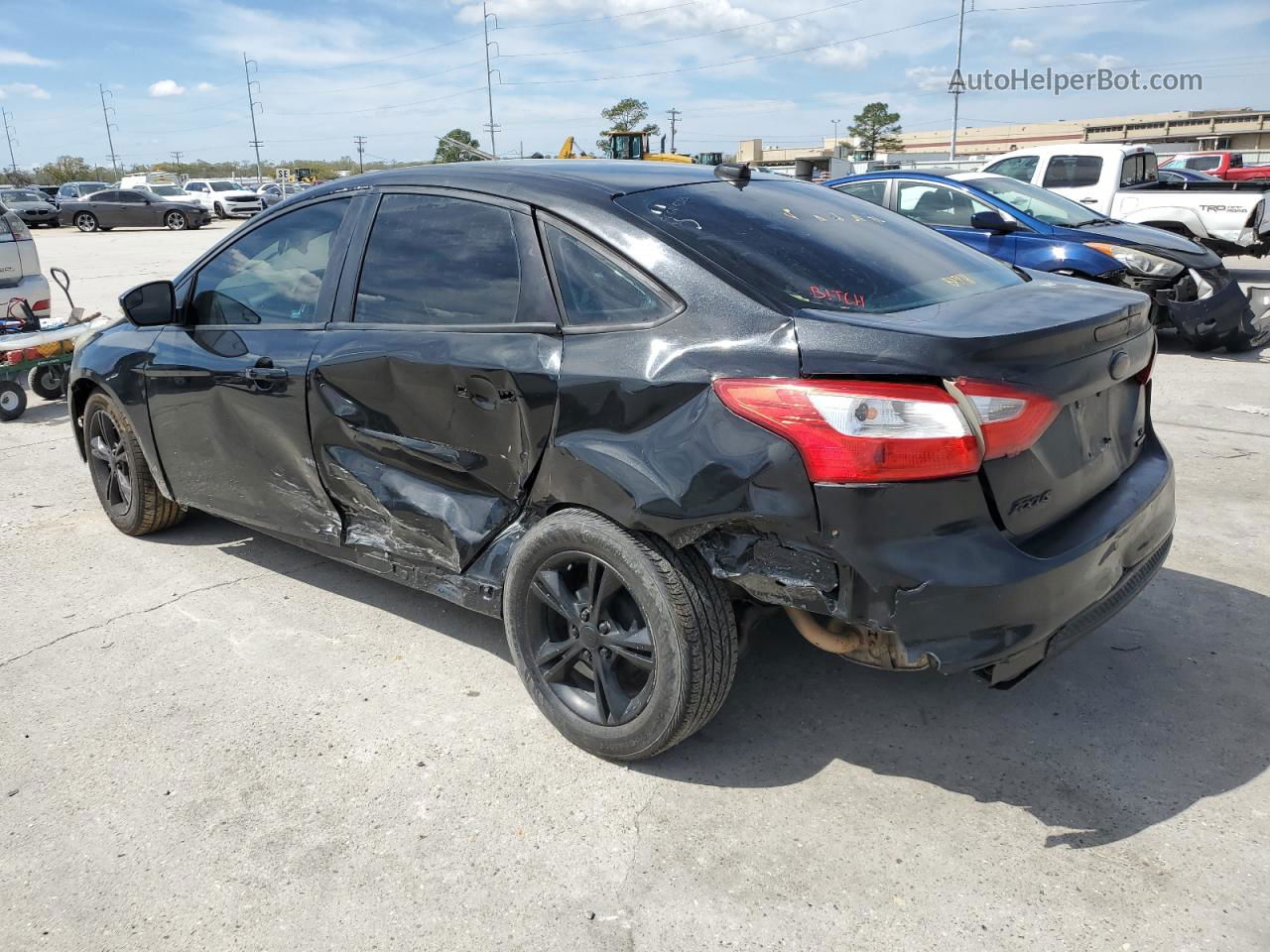 2013 Ford Focus Se Black vin: 1FADP3F21DL157750