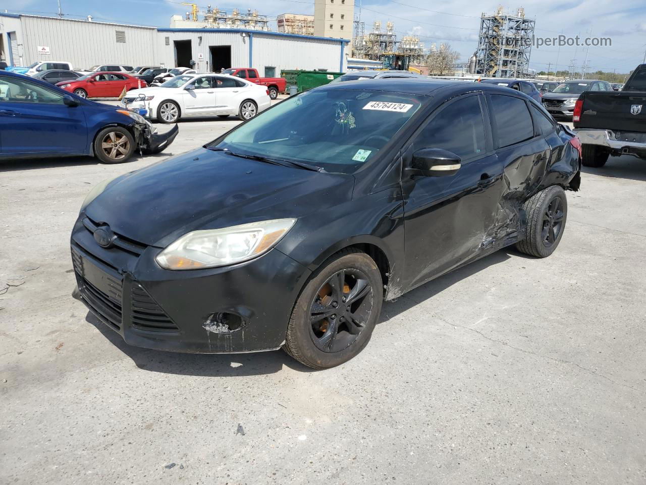 2013 Ford Focus Se Black vin: 1FADP3F21DL157750