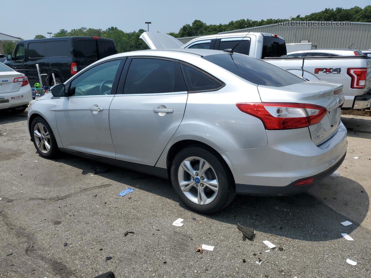 2013 Ford Focus Se Silver vin: 1FADP3F21DL163676