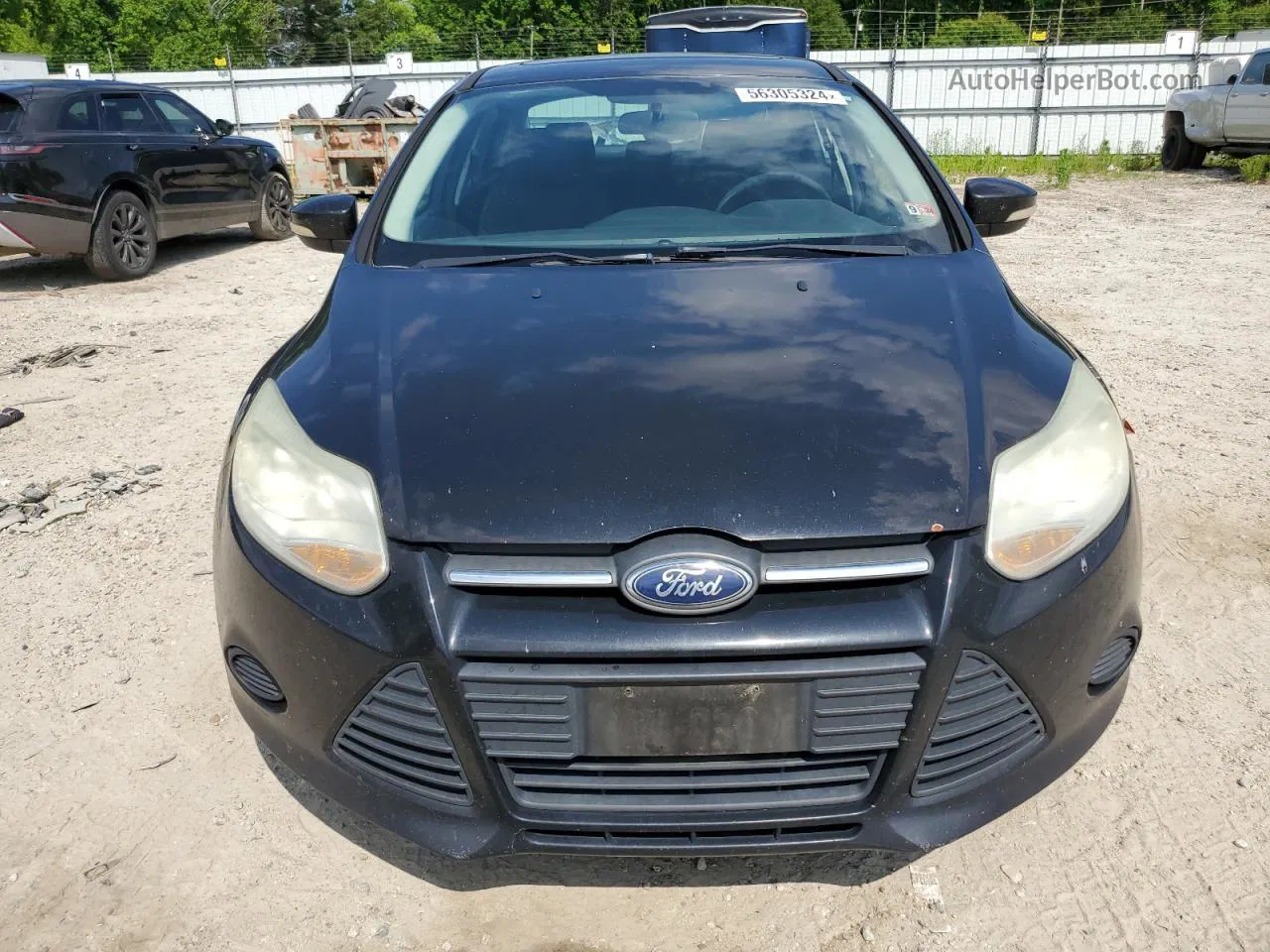 2013 Ford Focus Se Black vin: 1FADP3F21DL175326