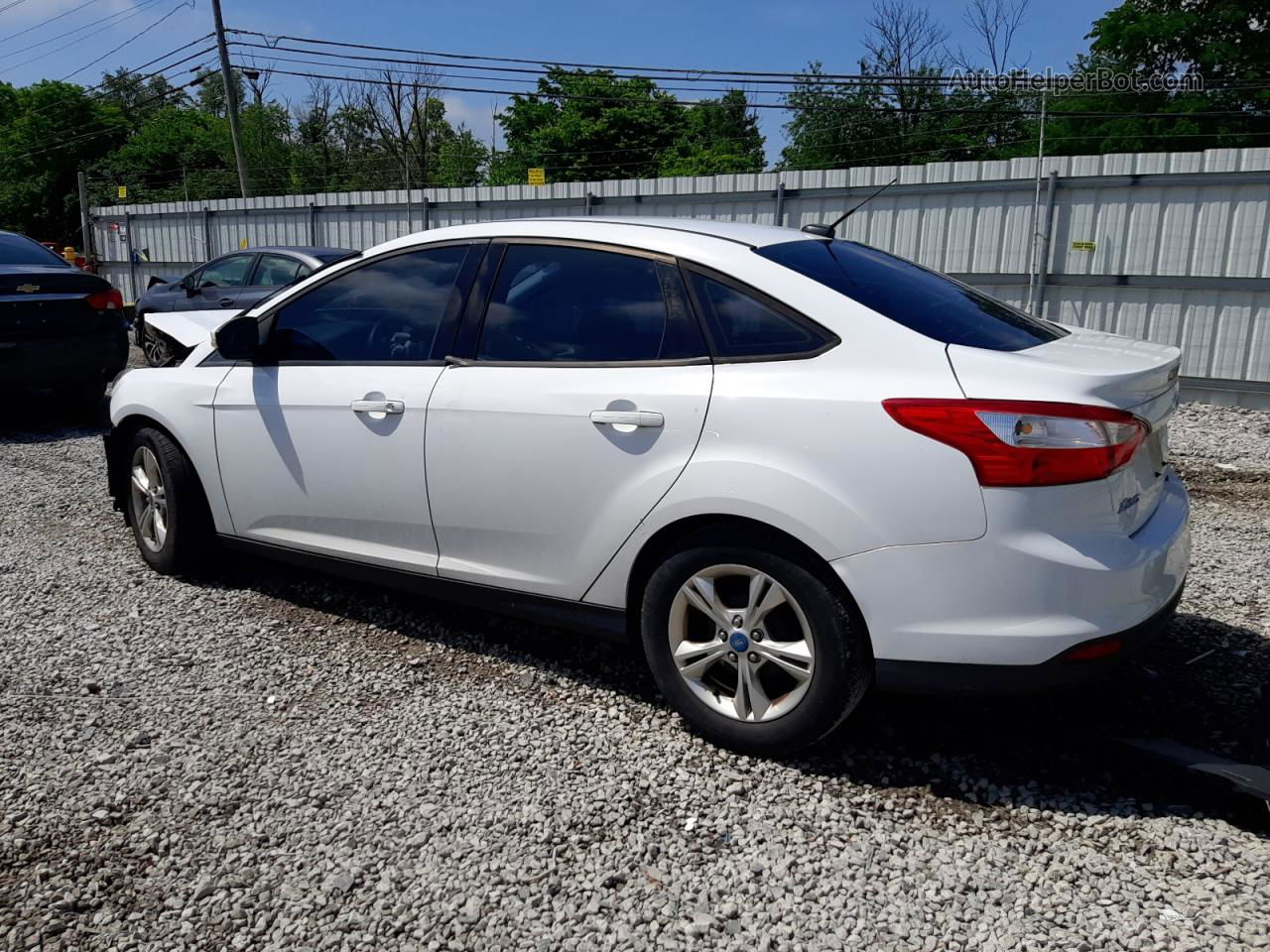 2013 Ford Focus Se White vin: 1FADP3F21DL175987