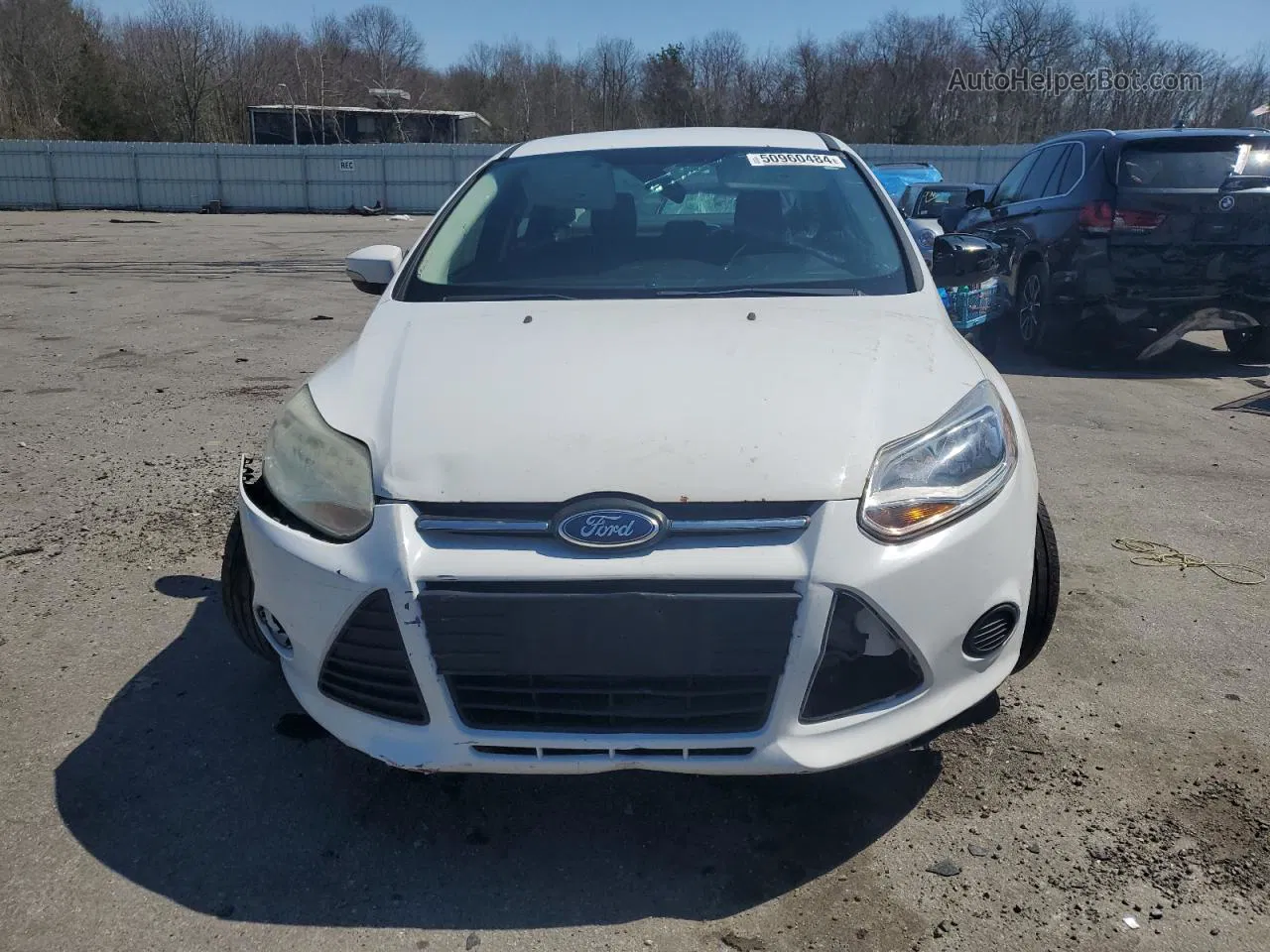 2013 Ford Focus Se White vin: 1FADP3F21DL178629