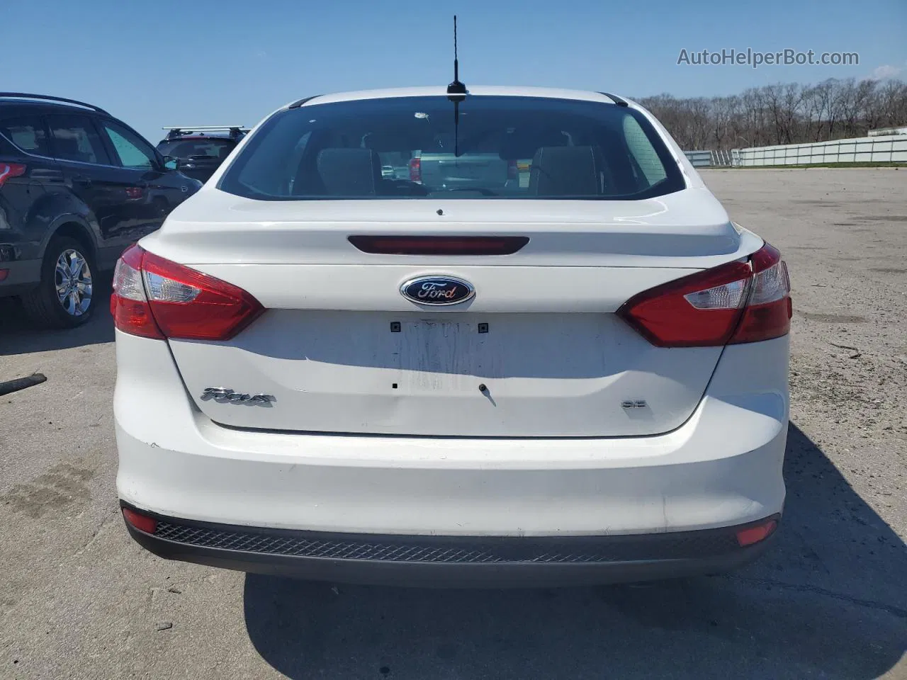 2013 Ford Focus Se White vin: 1FADP3F21DL178629