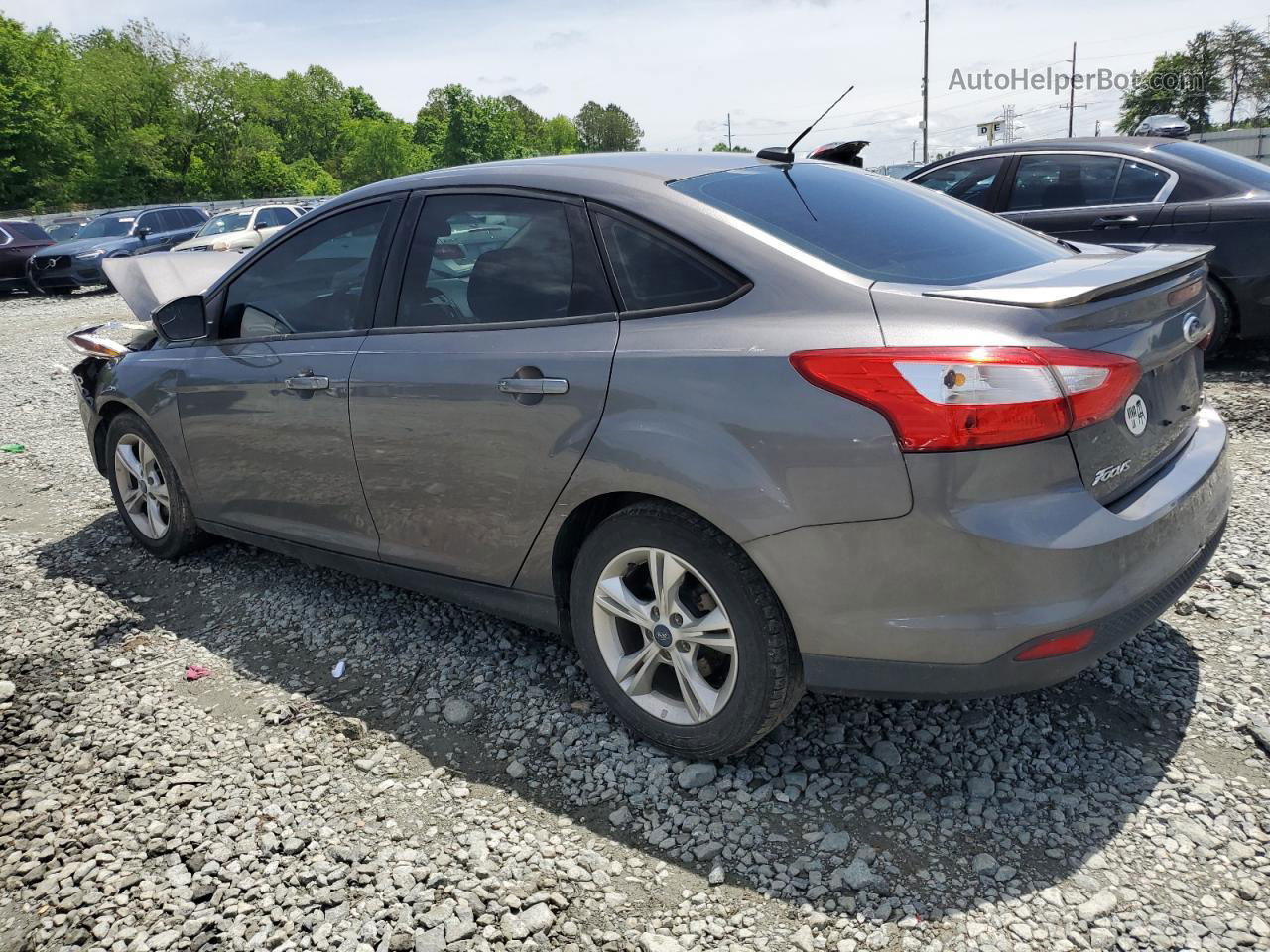 2013 Ford Focus Se Gray vin: 1FADP3F21DL187458