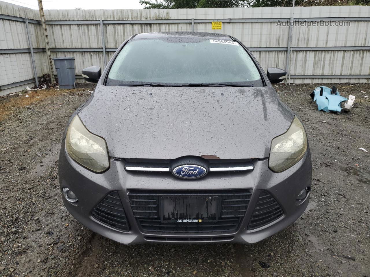 2013 Ford Focus Se Gray vin: 1FADP3F21DL196371