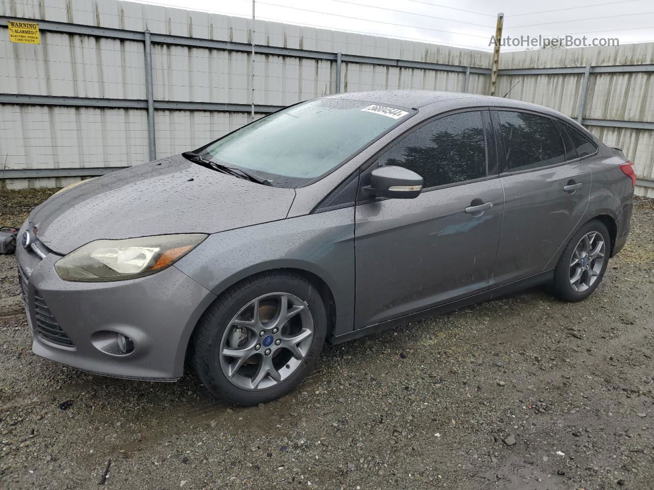 2013 Ford Focus Se Gray vin: 1FADP3F21DL196371