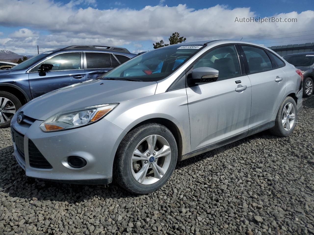 2013 Ford Focus Se Silver vin: 1FADP3F21DL200791