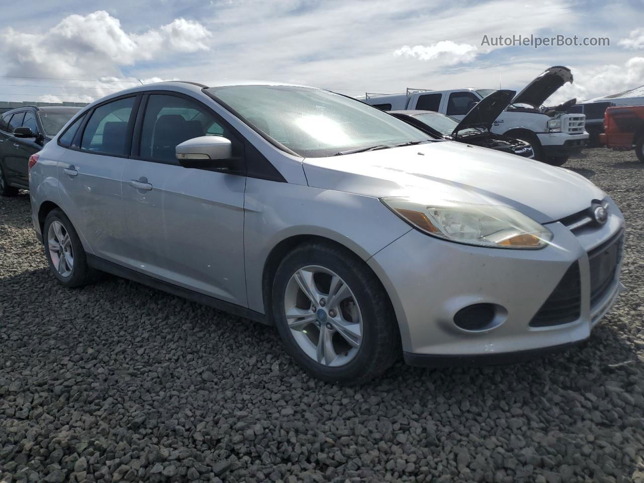 2013 Ford Focus Se Silver vin: 1FADP3F21DL200791