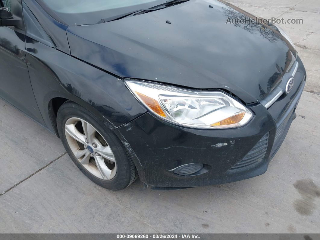 2013 Ford Focus Se Black vin: 1FADP3F21DL213315