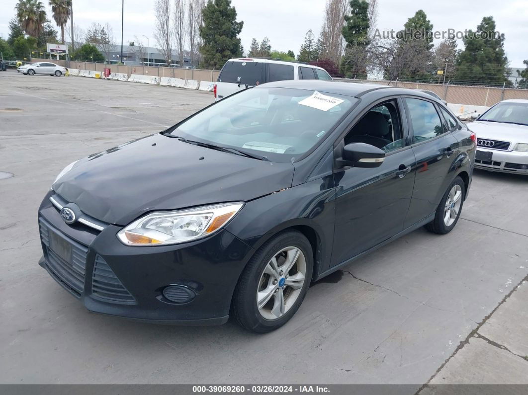 2013 Ford Focus Se Black vin: 1FADP3F21DL213315