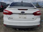 2013 Ford Focus Se White vin: 1FADP3F21DL248484