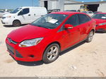 2013 Ford Focus Se Красный vin: 1FADP3F21DL284093