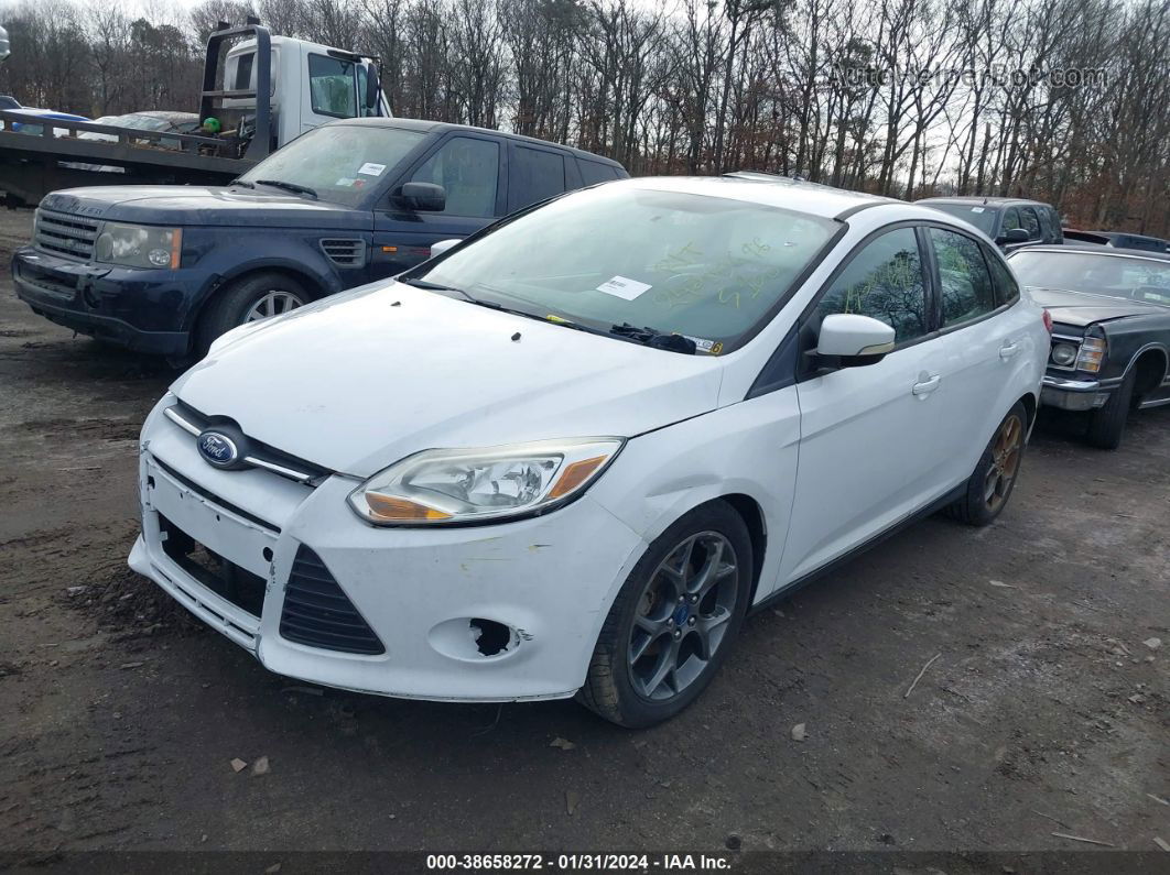 2013 Ford Focus Se Белый vin: 1FADP3F21DL285308