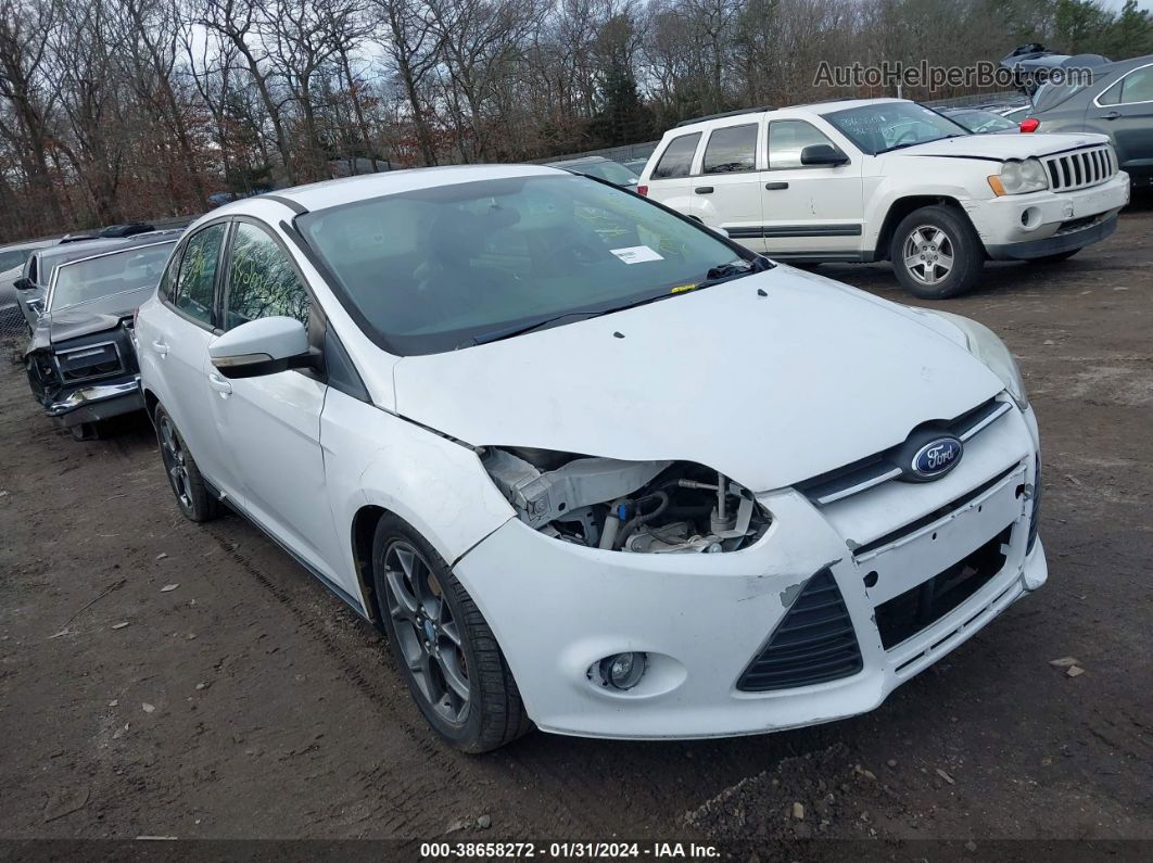 2013 Ford Focus Se Белый vin: 1FADP3F21DL285308