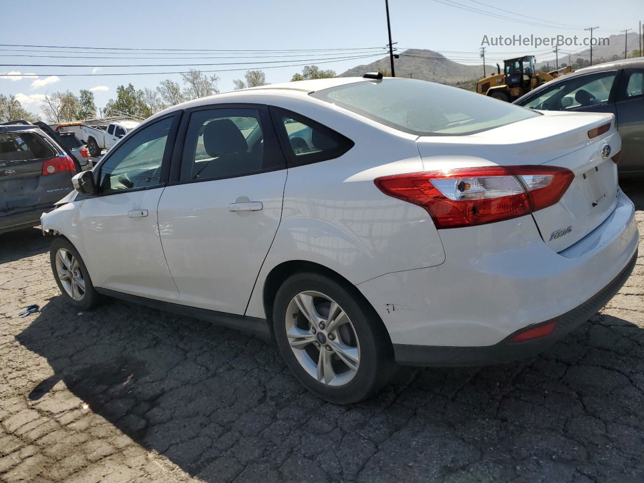 2013 Ford Focus Se White vin: 1FADP3F21DL306979