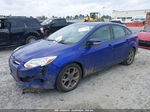 2013 Ford Focus Se Blue vin: 1FADP3F21DL308456