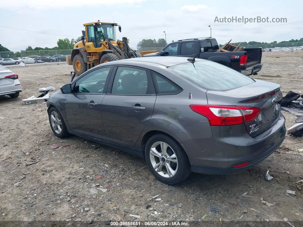 2013 Ford Focus Se Gray vin: 1FADP3F21DL318727