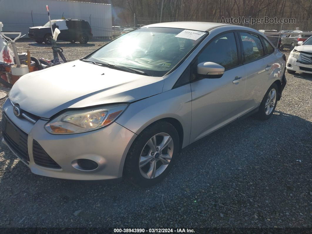 2013 Ford Focus Se Silver vin: 1FADP3F21DL325709