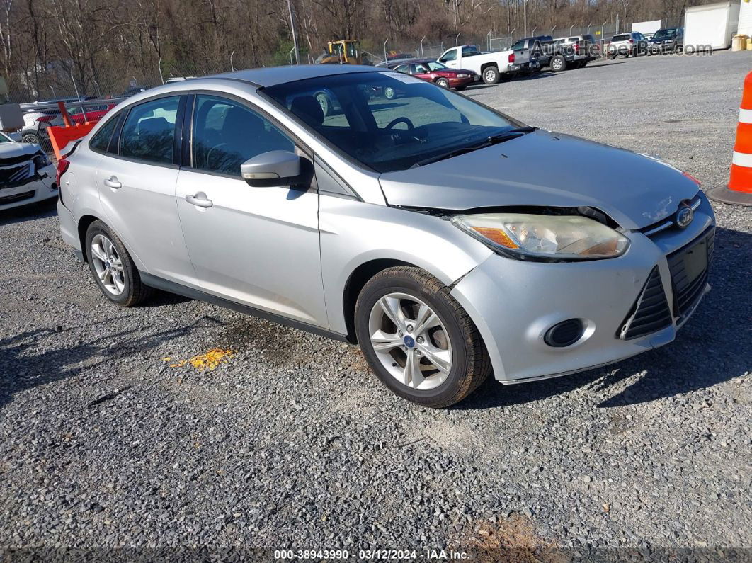 2013 Ford Focus Se Silver vin: 1FADP3F21DL325709