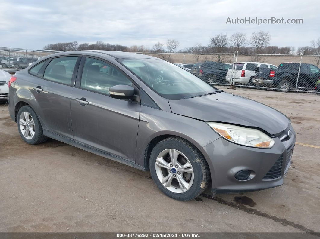 2013 Ford Focus Se Gray vin: 1FADP3F21DL332370