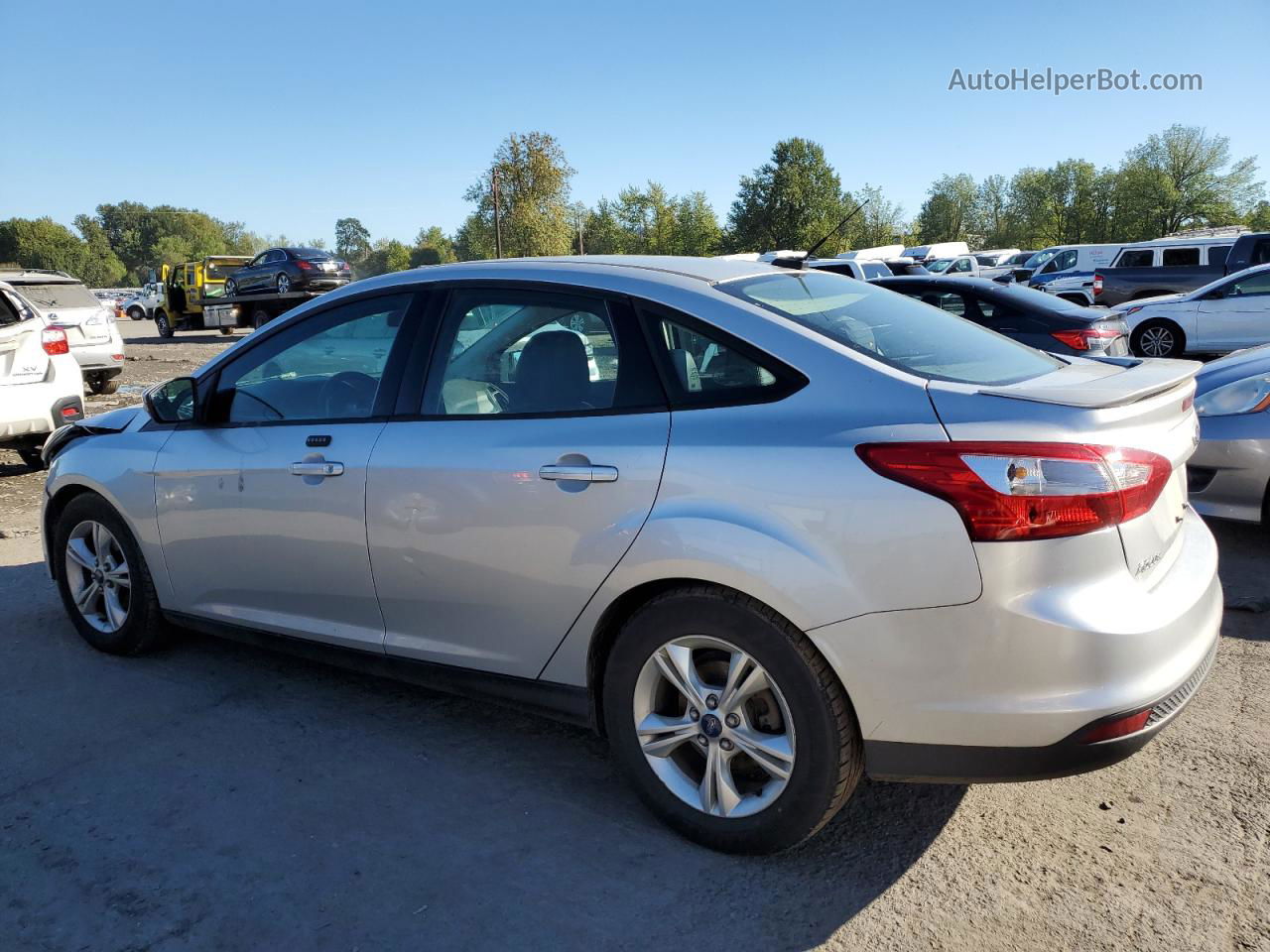 2013 Ford Focus Se Silver vin: 1FADP3F21DL382833