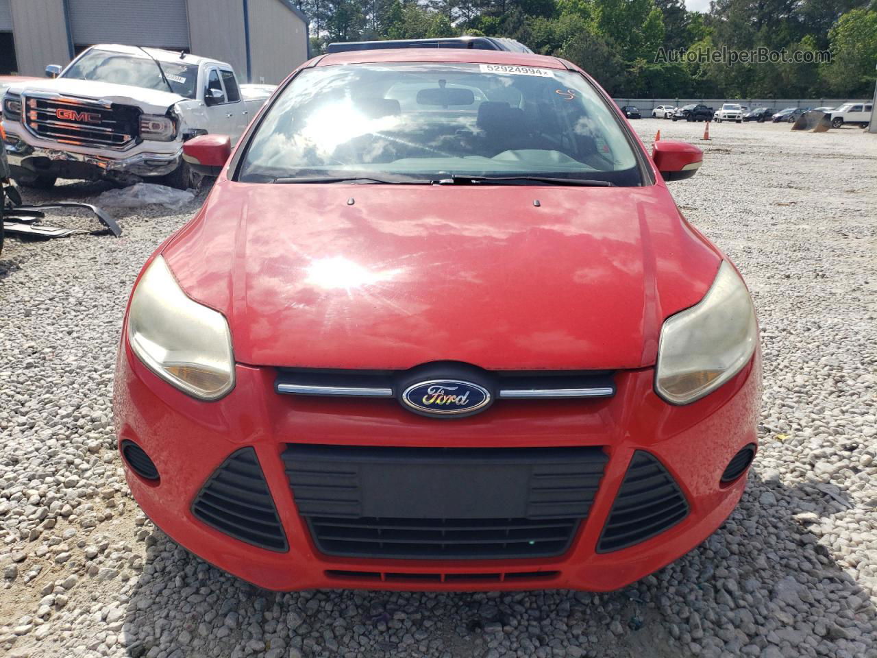 2014 Ford Focus Se Red vin: 1FADP3F21EL126175