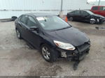 2014 Ford Focus Se Black vin: 1FADP3F21EL157877