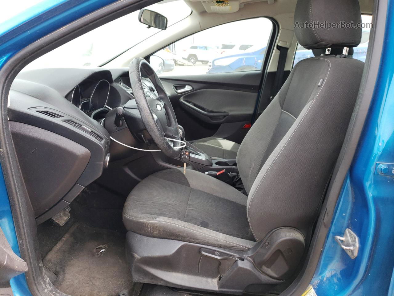 2014 Ford Focus Se Синий vin: 1FADP3F21EL179975