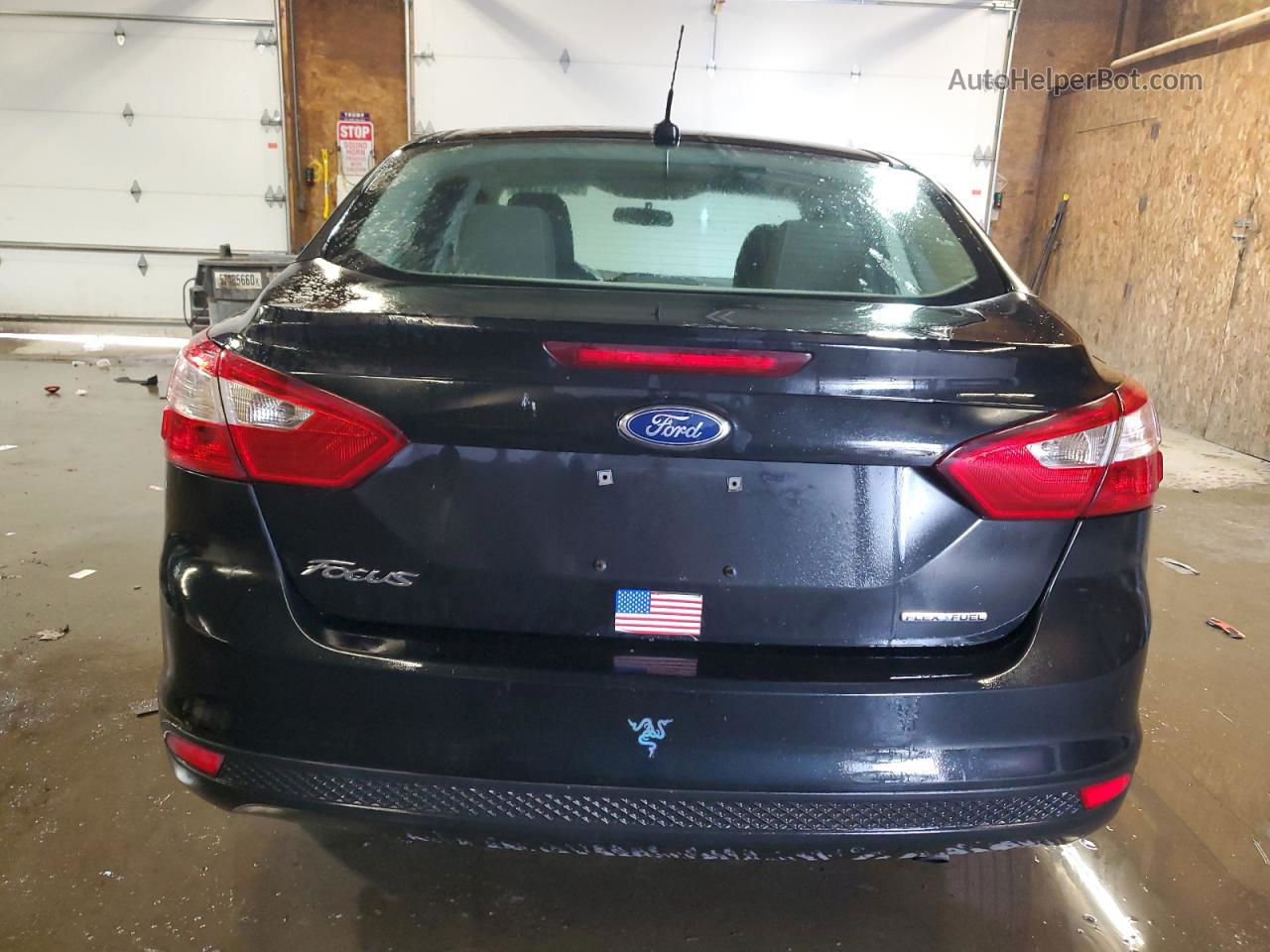 2014 Ford Focus Se Black vin: 1FADP3F21EL186456