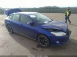 2014 Ford Focus Se Синий vin: 1FADP3F21EL209752