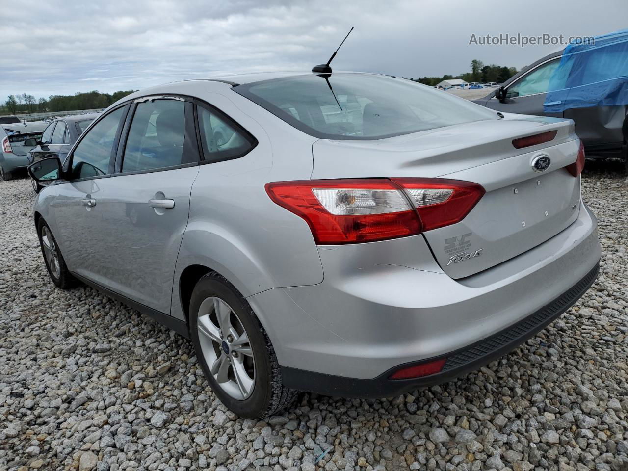 2014 Ford Focus Se Silver vin: 1FADP3F21EL227801