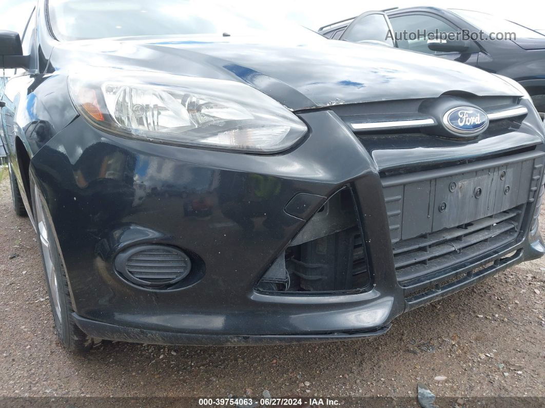 2014 Ford Focus Se Black vin: 1FADP3F21EL264184