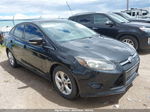 2014 Ford Focus Se Black vin: 1FADP3F21EL264184