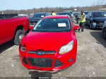 2014 Ford Focus Se Red vin: 1FADP3F21EL283883