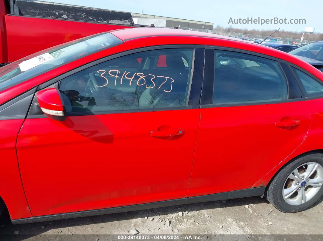 2014 Ford Focus Se Красный vin: 1FADP3F21EL283883