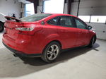 2014 Ford Focus Se Красный vin: 1FADP3F21EL370487