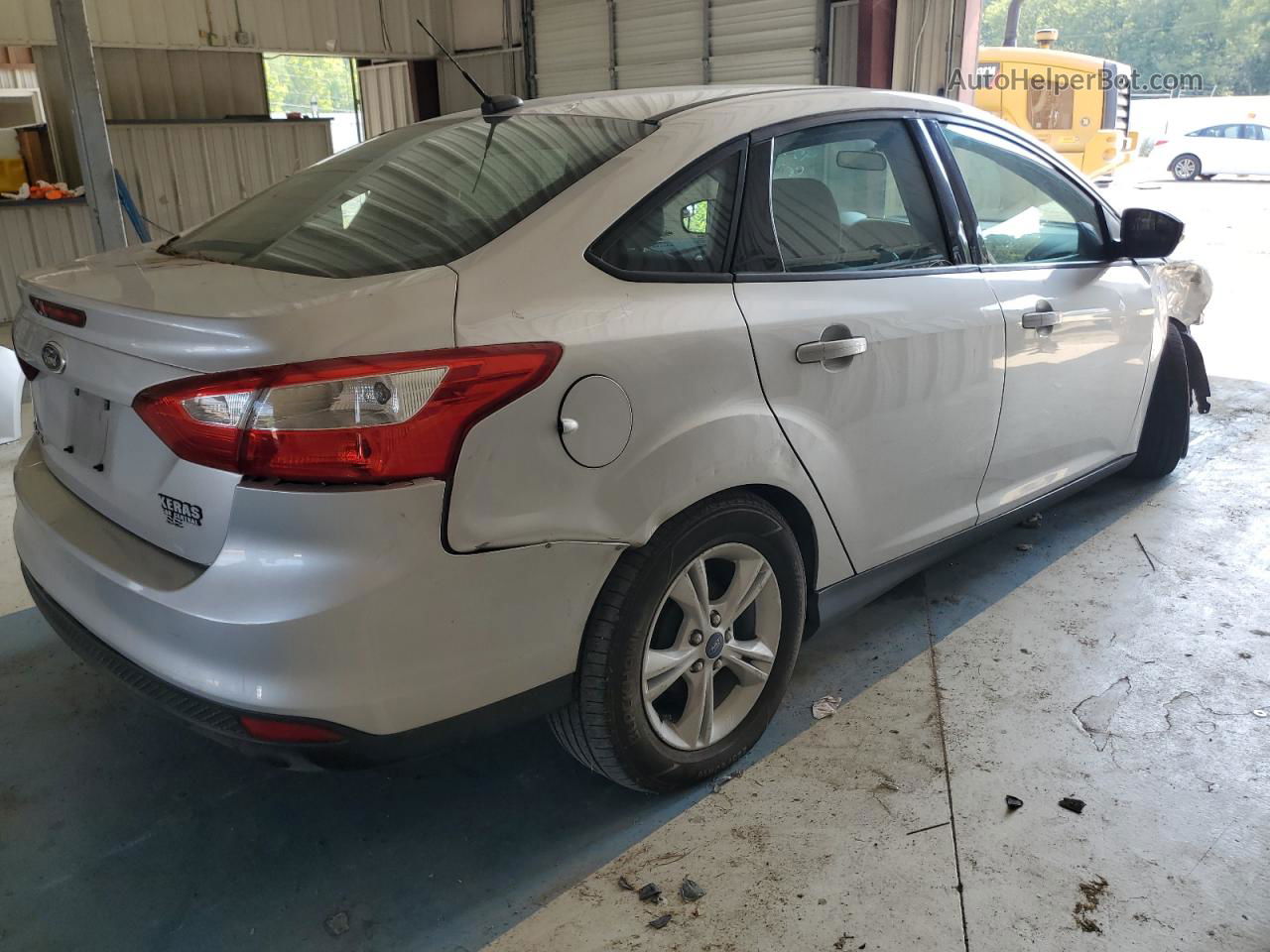 2014 Ford Focus Se Silver vin: 1FADP3F21EL408381