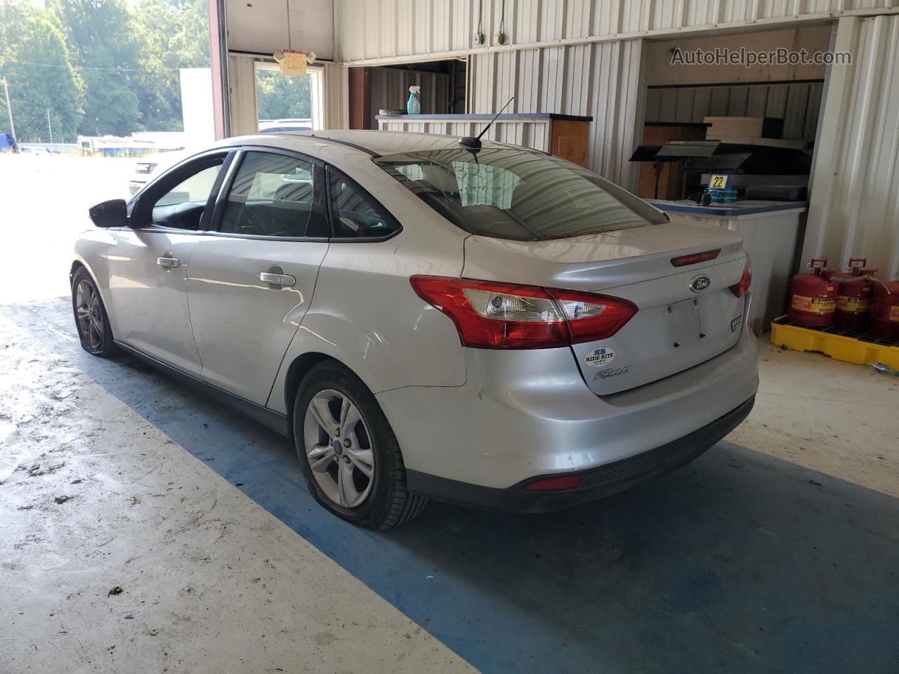 2014 Ford Focus Se Silver vin: 1FADP3F21EL408381