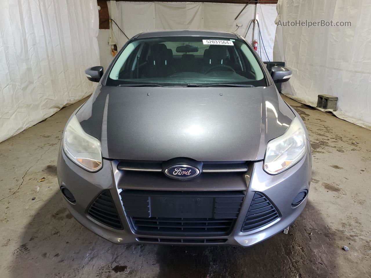 2014 Ford Focus Se Gray vin: 1FADP3F21EL426878