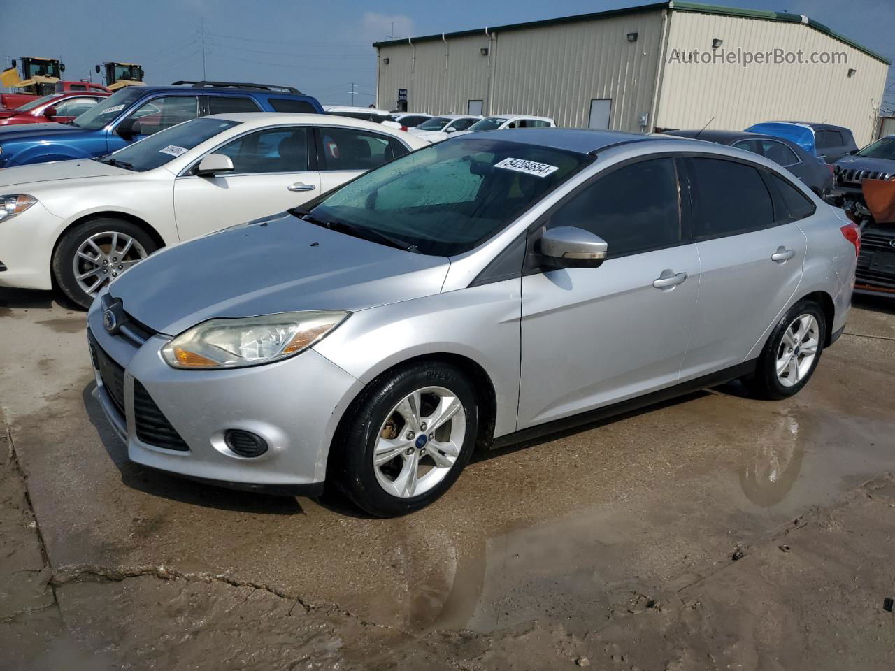 2014 Ford Focus Se Silver vin: 1FADP3F21EL430574