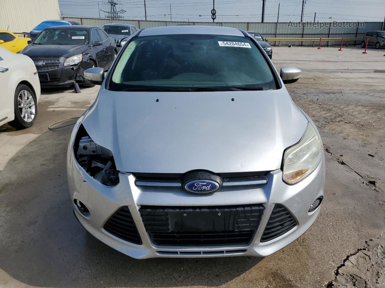 2014 Ford Focus Se Silver vin: 1FADP3F21EL430574