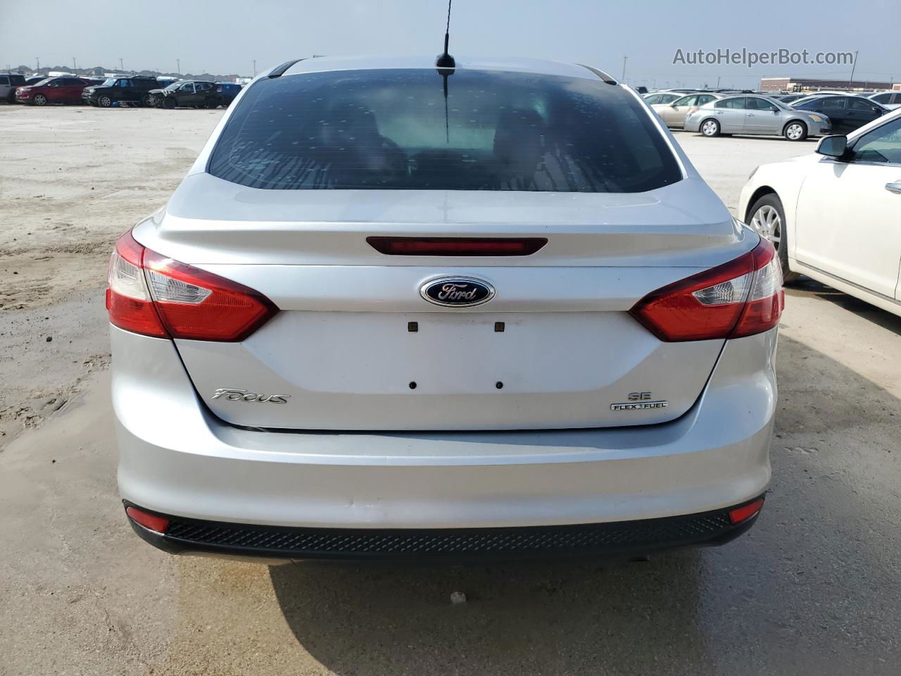 2014 Ford Focus Se Silver vin: 1FADP3F21EL430574