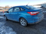 2014 Ford Focus Se Blue vin: 1FADP3F21EL449030