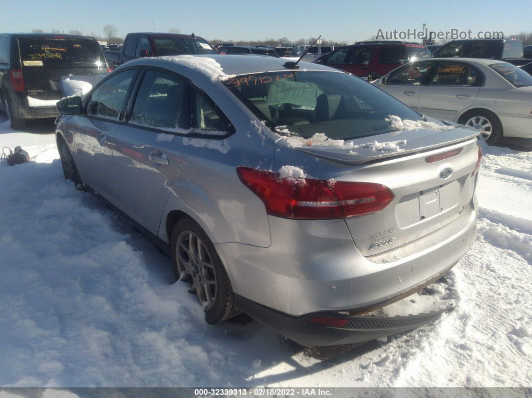 2015 Ford Focus Se Silver vin: 1FADP3F21FL239996