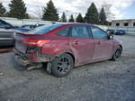 2015 Ford Focus Se Maroon vin: 1FADP3F21FL344411