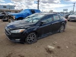 2016 Ford Focus Se Black vin: 1FADP3F21GL238476