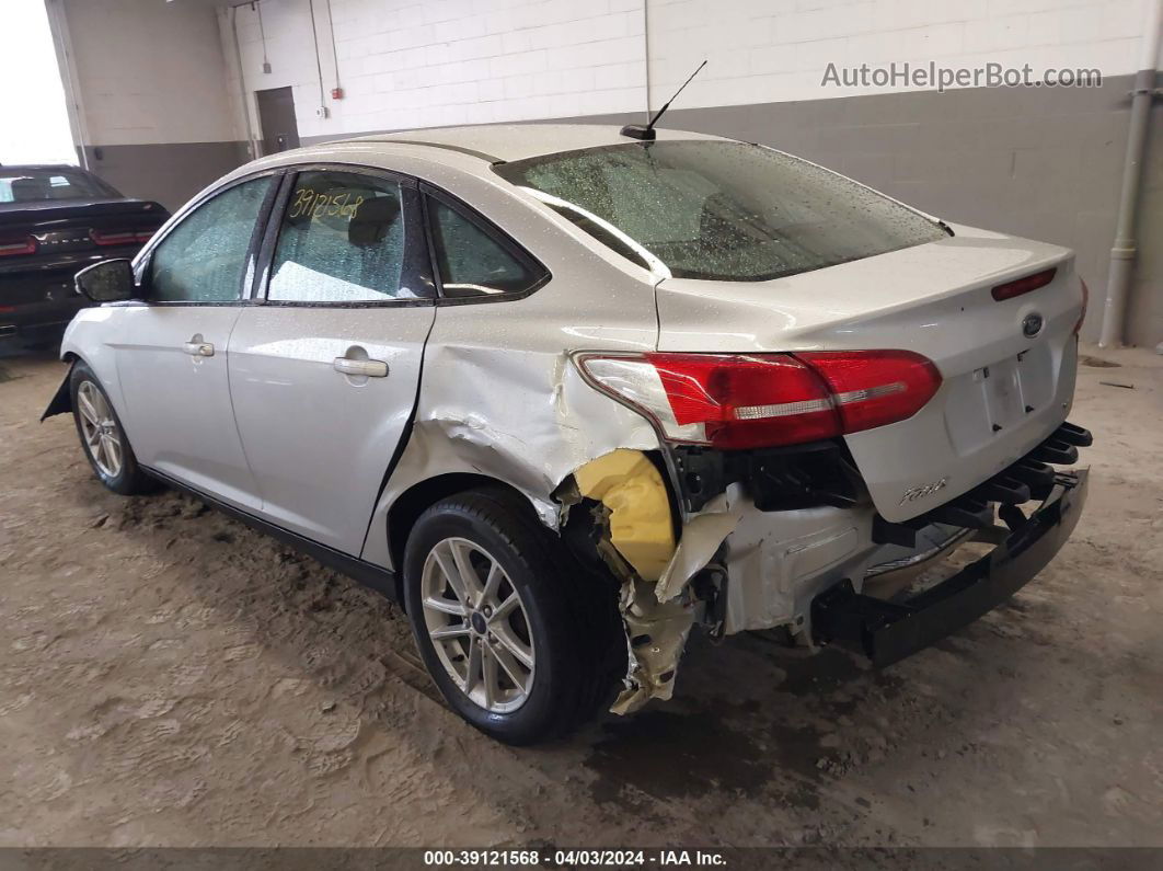 2017 Ford Focus Se Silver vin: 1FADP3F21HL271771