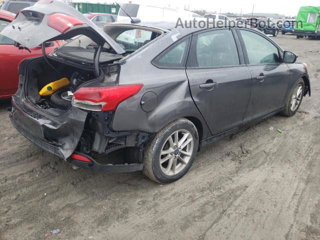 2017 Ford Focus Se Gray vin: 1FADP3F21HL331810