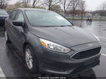 2018 Ford Focus Se Gray vin: 1FADP3F21JL206926