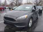 2018 Ford Focus Se Gray vin: 1FADP3F21JL206926